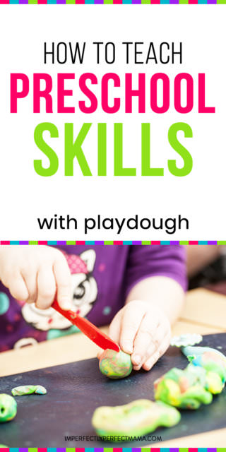 Teach Scissor Skills by Cutting Play-Doh - Teaching Littles